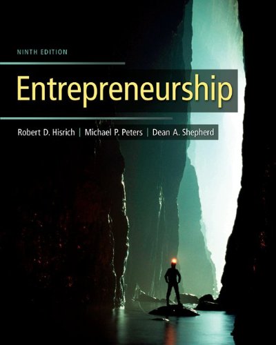 Entrepreneurship  9th 2013 9780078029196 Front Cover
