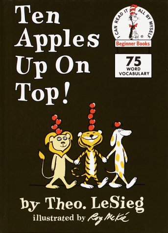 Ten Apples up on Top!   1989 9780394800196 Front Cover