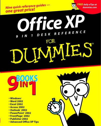 Office XP 9 in 1 Desk Reference for Dummiesï¿½   2001 9780764508196 Front Cover