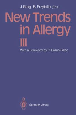 New Trends in Allergy III   1991 9783642467196 Front Cover