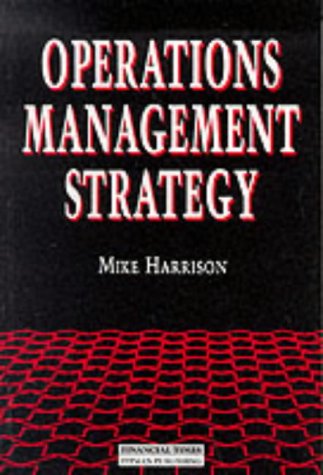Operations Management Strategy   1993 9780273601197 Front Cover