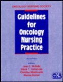Guidelines for Oncology Nursing Practice  2nd 1991 9780721634197 Front Cover