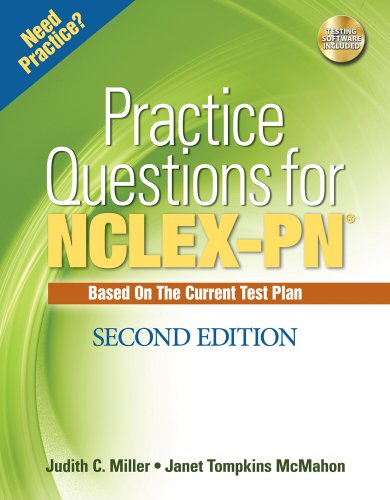 Practice Questions for NCLEX-PN  2nd 2011 (Revised) 9781428312197 Front Cover