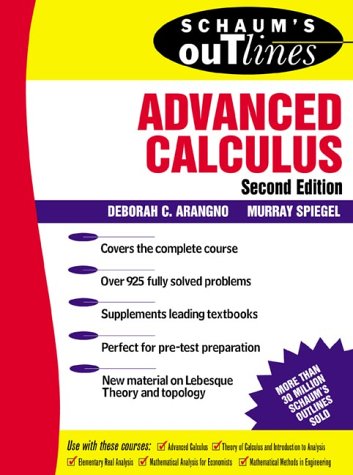 Schaum's Advanced Calculus  2nd 9780071350198 Front Cover