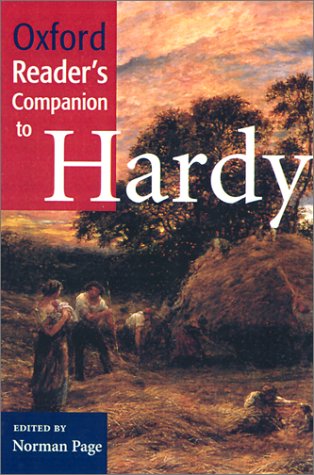 Oxford Reader's Companion to Hardy   2001 9780198604198 Front Cover
