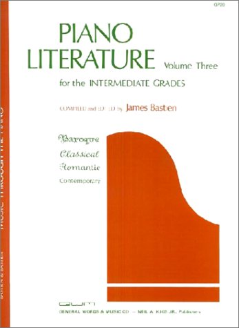 Bastien Piano Literature  1968 9780849760198 Front Cover