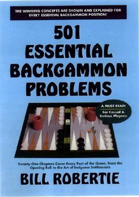 501 Essential Backgammon Problems   2000 9781580420198 Front Cover