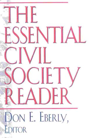 Essential Civil Society Reader The Classic Essays  2000 9780847697199 Front Cover