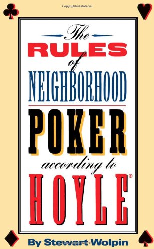 Rules of Neighborhood Poker According to Hoyle   2015 9780942257199 Front Cover