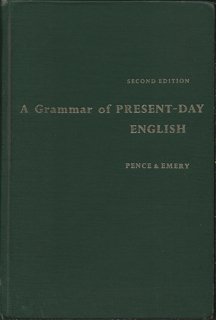 Grammar of Present-Day English 2nd 9780023937200 Front Cover