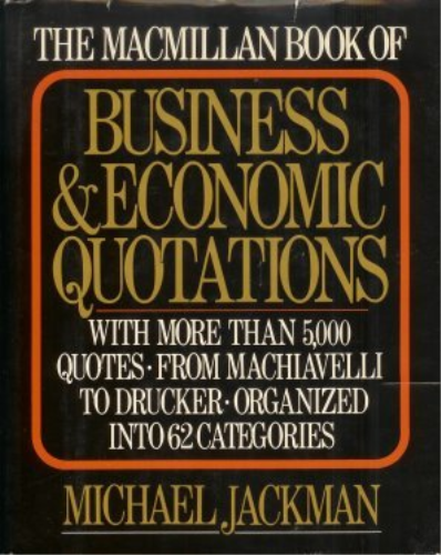 Macmillan Book of Business and Economic   1984 9780025582200 Front Cover