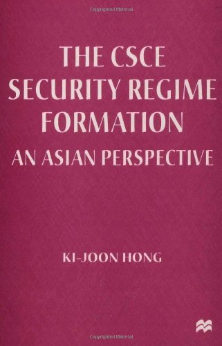 CSCE Security Regime Formation   1997 9780333683200 Front Cover