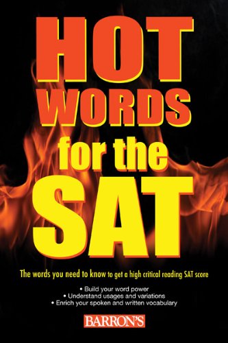 Hot Words for the SAT  5th 2013 (Revised) 9781438002200 Front Cover