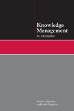 Knowledge Management An Introduction  2011 9781555707200 Front Cover