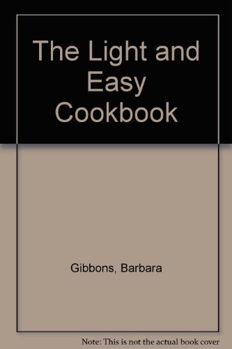 Light and Easy Cookbook   1980 9780025431201 Front Cover