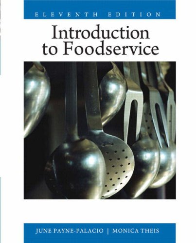 Introduction to Foodservice  11th 2009 9780135008201 Front Cover