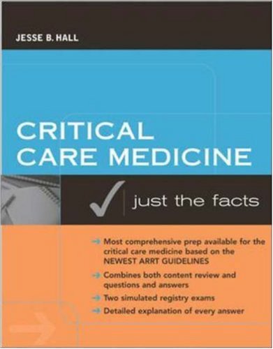 Critical Care: Just the Facts   2007 9780071440202 Front Cover