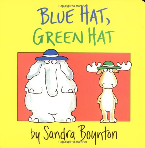 Blue Hat, Green Hat   1995 9780671493202 Front Cover
