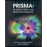 Prisma : Analisis critico de textos en Espanol N/A 9780981839202 Front Cover