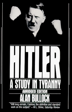 Hitler A Study in Tyranny Abridged  9780060920203 Front Cover