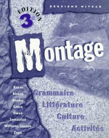 Montage Deuxiï¿½me Niveau 3rd 1997 9780070060203 Front Cover