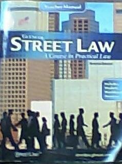 Street Law, Teacher Manual 7th 9780078600203 Front Cover