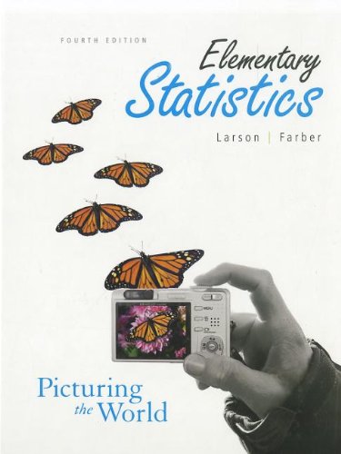 Elemetrary Statistics: Picturing the World  2008 9780136007203 Front Cover