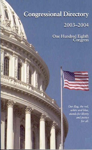 Congressional Directory, 108th Congress  N/A 9780160514203 Front Cover