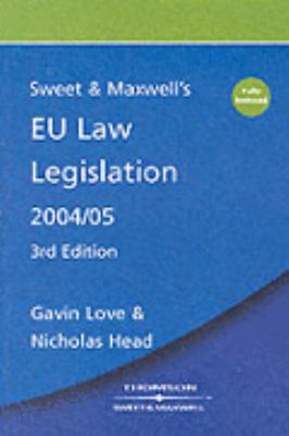 Sweet and Maxwell's EU Law Statutes N/A 9780421891203 Front Cover