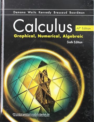 Calculus Graphical, Numerical, Algebraic 6th 2020 9781418300203 Front Cover