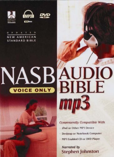 Nasb Audio Bible on Mp3 Voice Only   2008 9781598561203 Front Cover