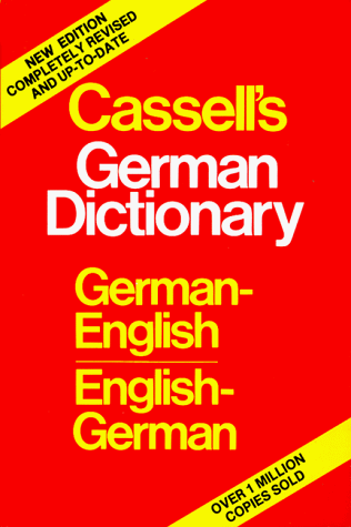Cassell's German Dictionary German-English, English-German  1978 (Revised) 9780025229204 Front Cover