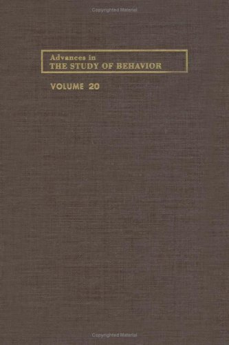 Advances in the Study of Behavior  N/A 9780120045204 Front Cover