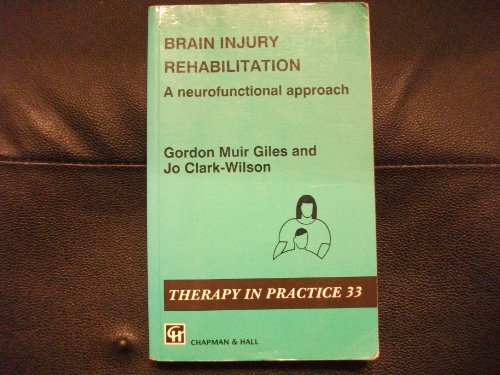 Occupational Therapy for the Brain Injured Adult   1993 9780412335204 Front Cover