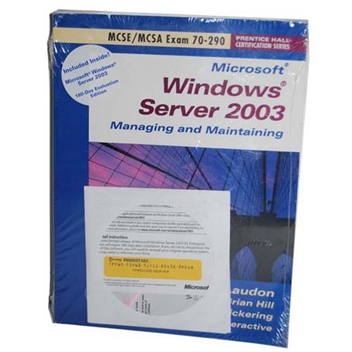 Microsoft Windows Server 2003 Planning, Implementing and Maintaining: Exam 70-290 1st 2005 9780131615205 Front Cover