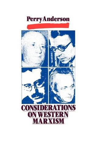 Considerations on Western Marxism   1979 9780860917205 Front Cover