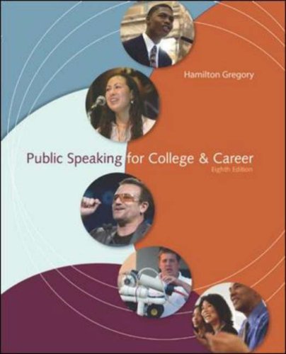 Public Speaking for College and Career 8th 2008 9780073295206 Front Cover