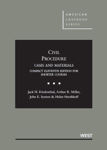 Civil Procedure: Cases and Materials  2013 9780314280206 Front Cover