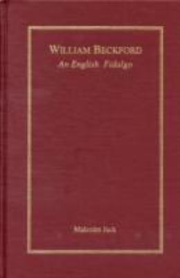 William Beckford An English Fidalgo N/A 9780404635206 Front Cover