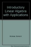 Introduction to Linear Algabra and Applications 3rd 1984 9780023660207 Front Cover