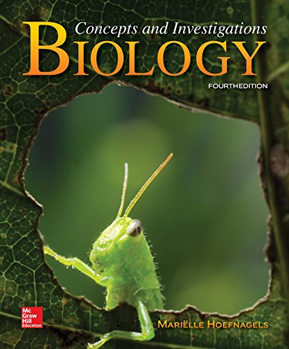 Biology: Concepts and Investigations  2017 9780078024207 Front Cover