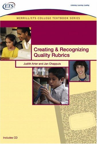 Creating and Recognizing Quality Rubrics   2008 9780135134207 Front Cover