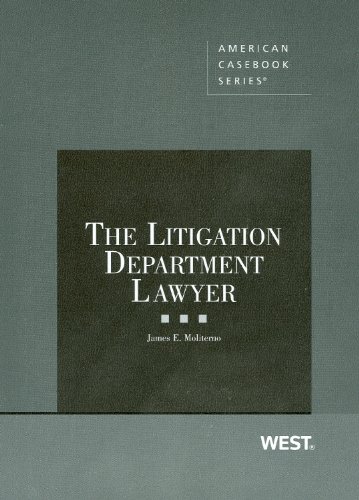 Litigation Department Lawyer   2011 9780314267207 Front Cover