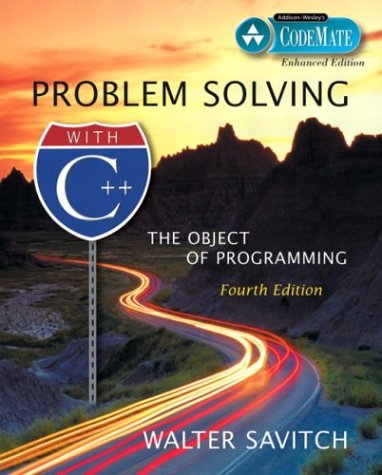 Problem Solving with C++ The Object of Programming 4th 2003 9780321197207 Front Cover