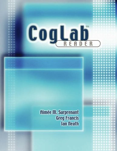 CogLab Reader   2005 9780534641207 Front Cover