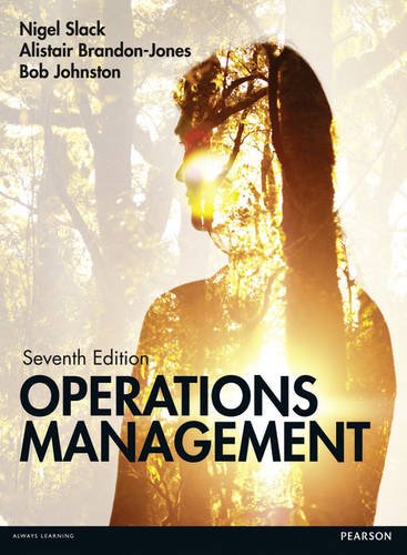 Operations Management  7th 2014 9780273776208 Front Cover
