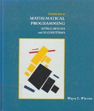 Introduction to Math Prog W/Applied and Algorithms 1st 9780534925208 Front Cover