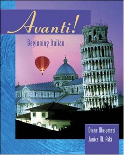 Avanti Beginning Italian Student Edition with Bind-in Passcode  2007 (Student Manual, Study Guide, etc.) 9780073252209 Front Cover