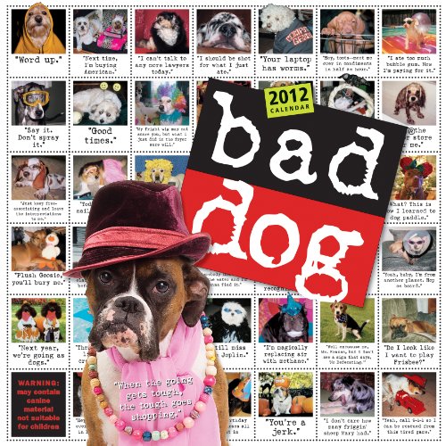 Bad Dog Wall Calendar 2012  N/A 9780761162209 Front Cover