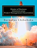 Master of Business Administration-Project Management Dissertation NGO Project Failure-Zambian Case Study Large Type  9781482598209 Front Cover
